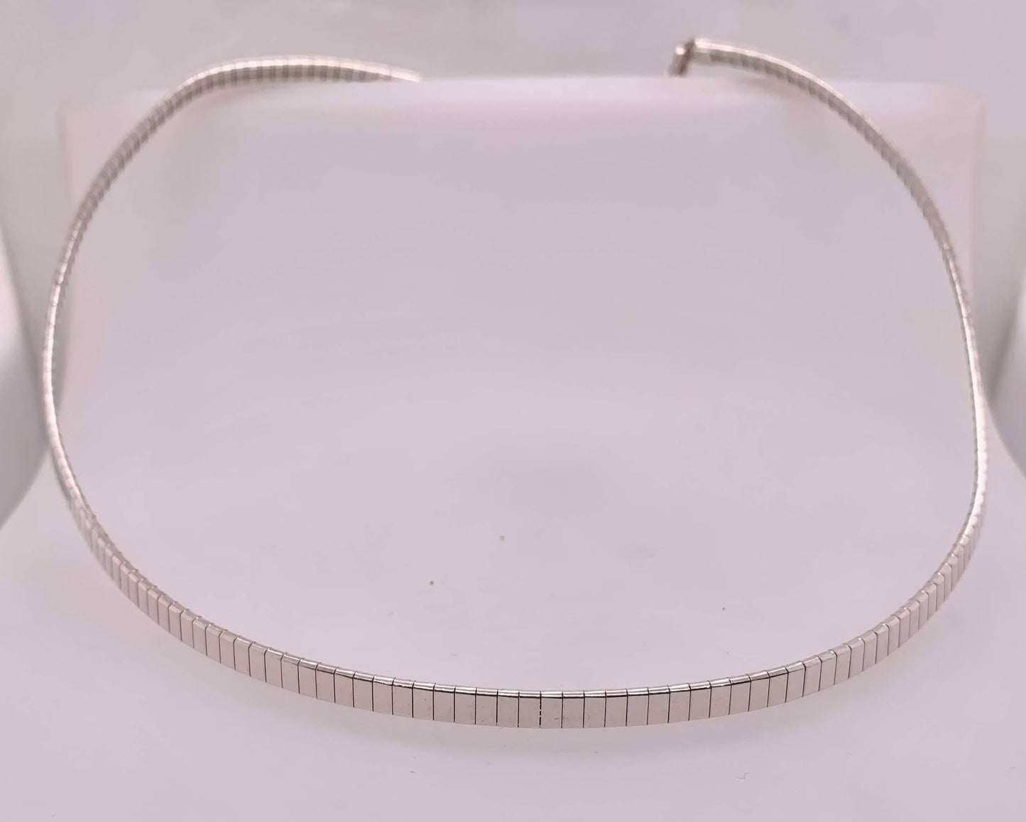 Estate Sterling Silver Cubetto Necklace