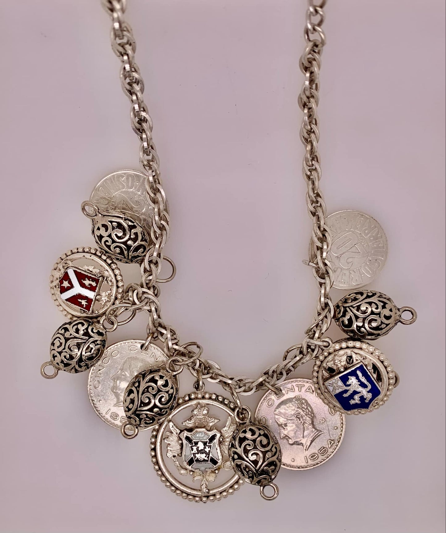 Estate Charm Necklace