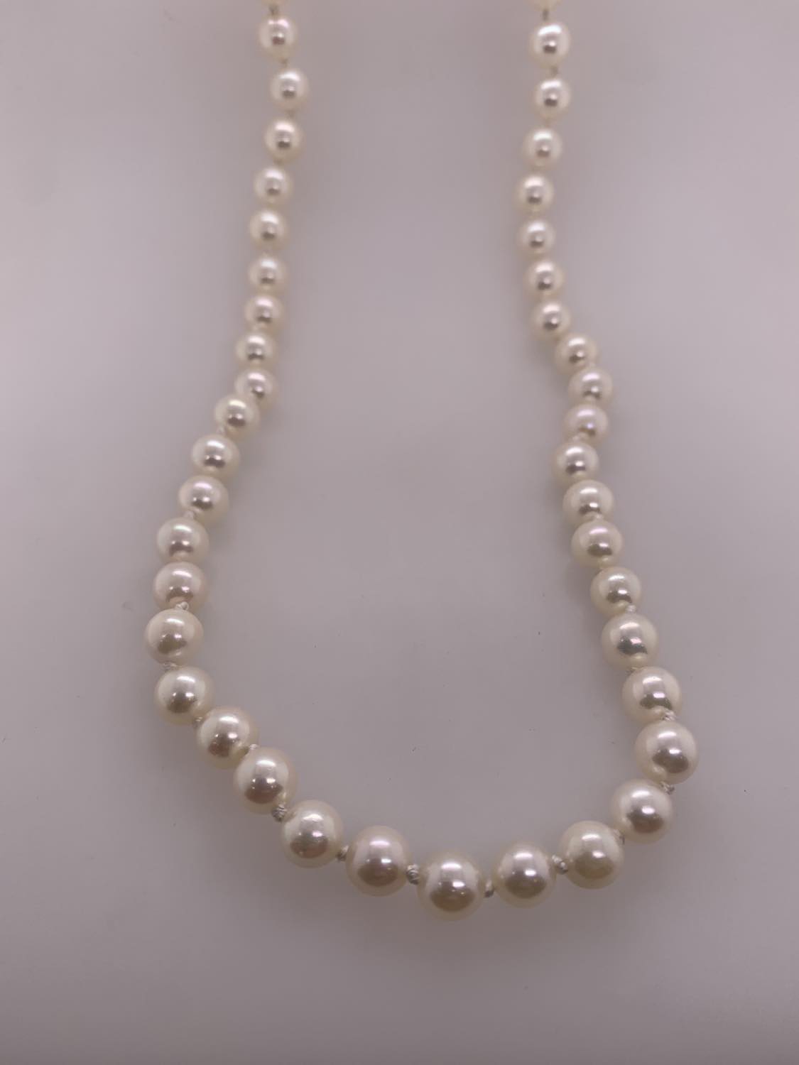 Estate Akoya Cultured Pearl Strand
